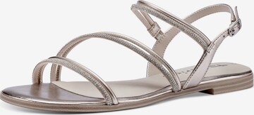 Tamaris Strap sandal in Gold: front