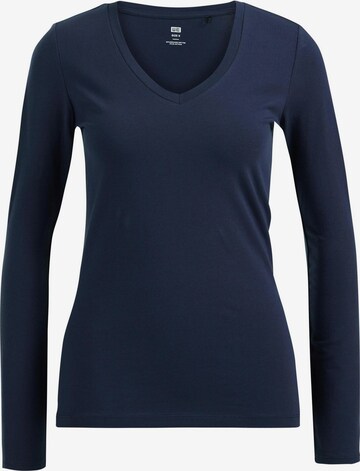 T-shirt WE Fashion en bleu : devant