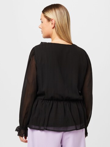 Vero Moda Curve Blouse 'NOLA' in Zwart