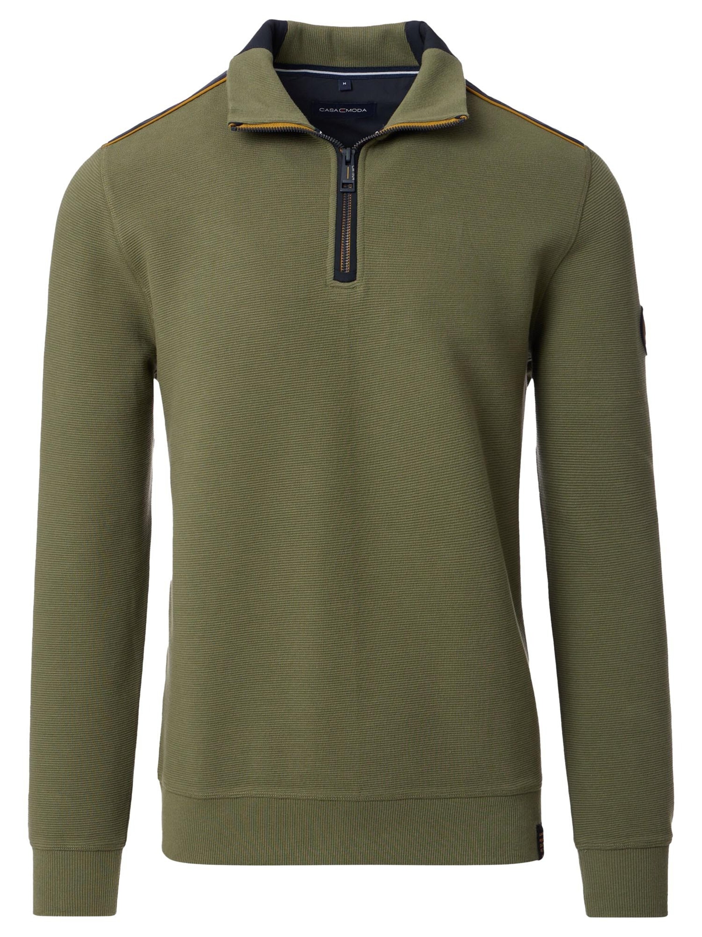 CASAMODA Sweatshirt 'Basic' in Green: front