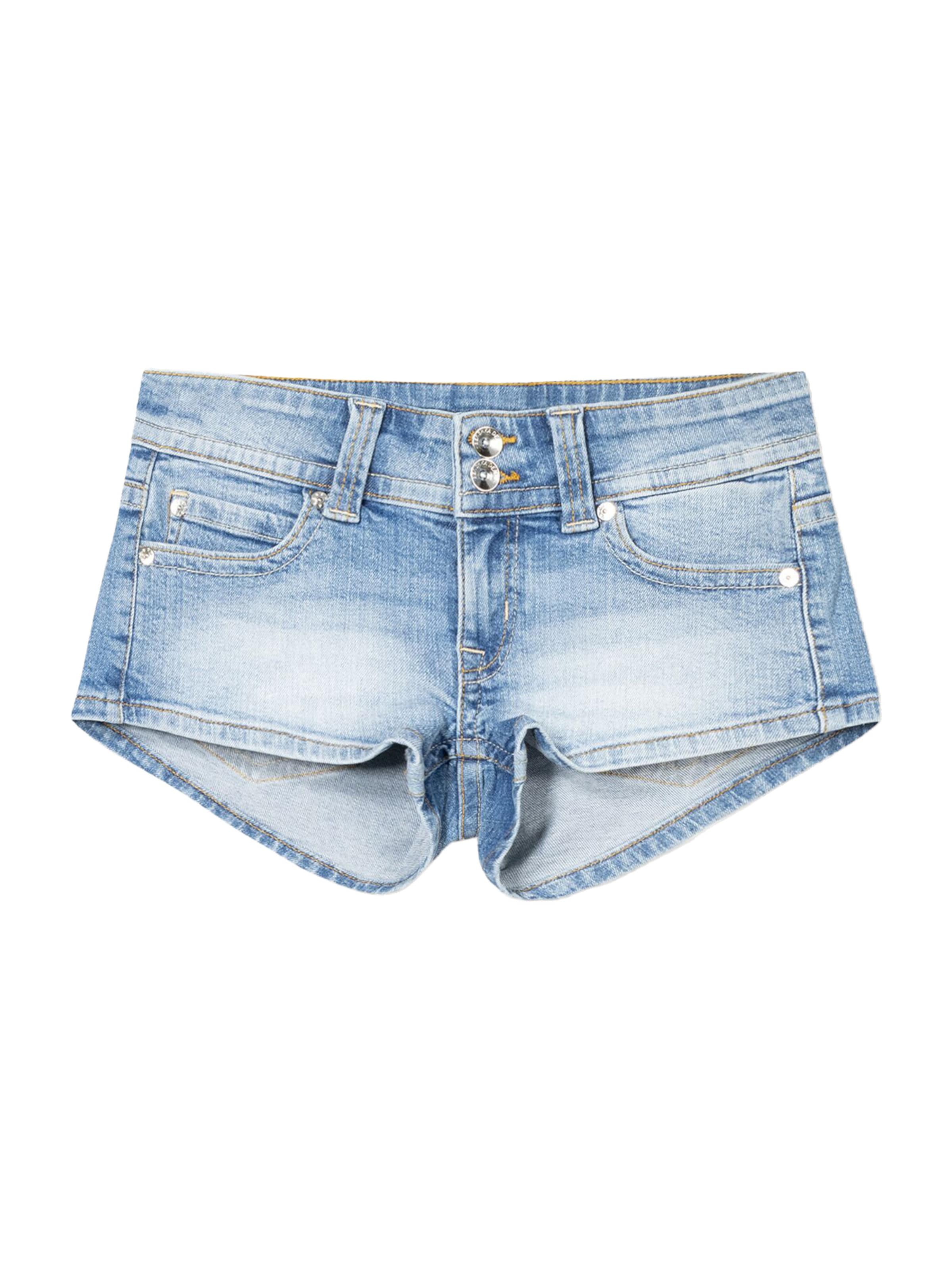 Bershka Regular Shorts in Blau: Vorderseite