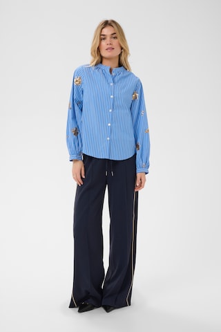 SAINT TROPEZ Bluse 'SoleilSZ' in Blau