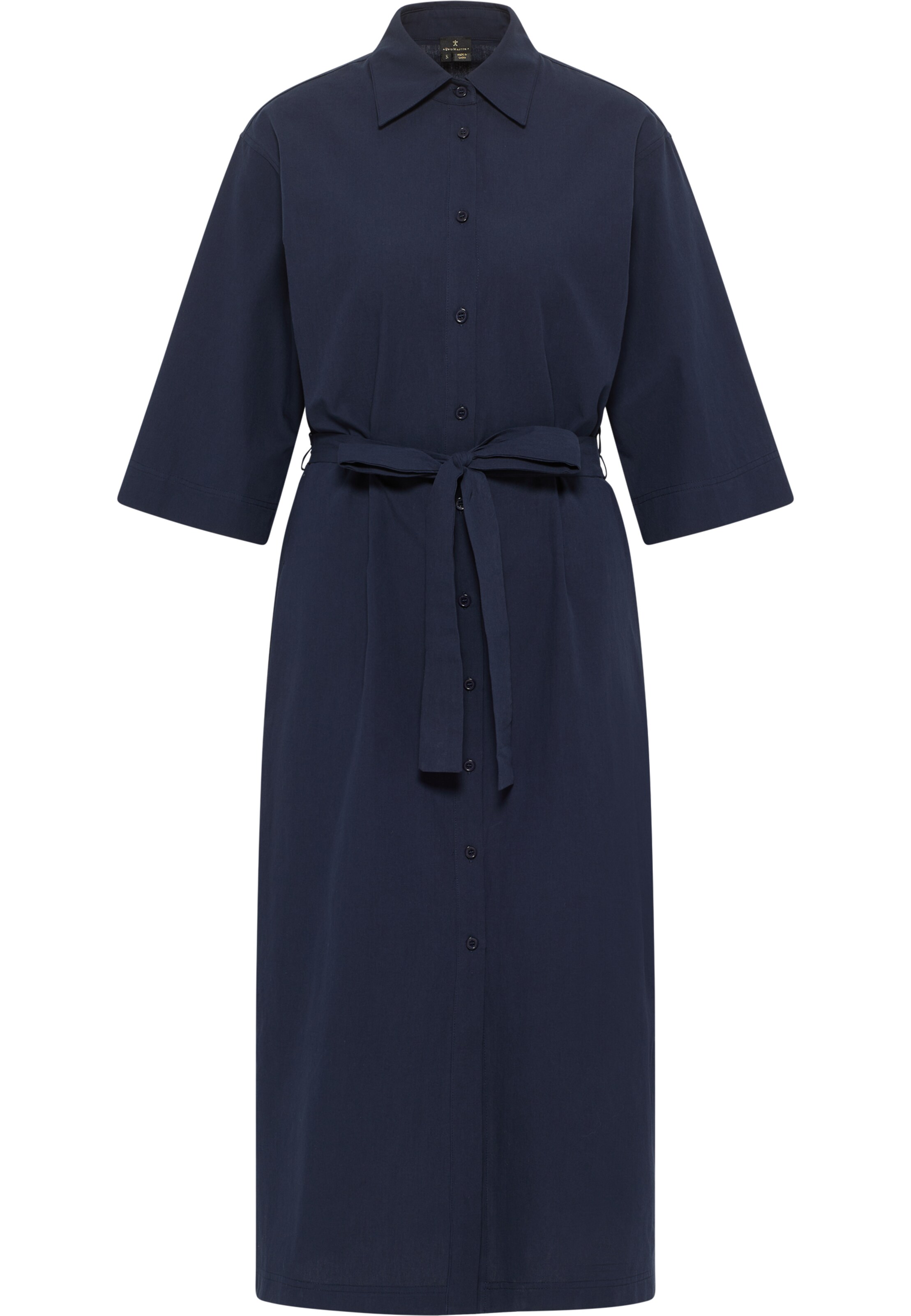 DreiMaster Klassik Платье-рубашка в Синий: спереди