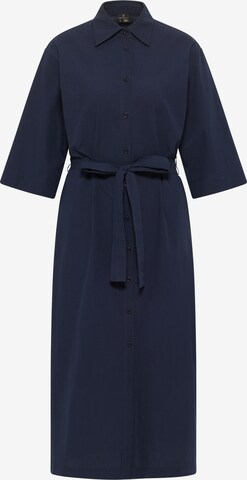 Robe-chemise DreiMaster Klassik en bleu : devant