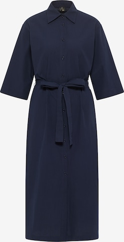 Robe-chemise DreiMaster Klassik en bleu : devant