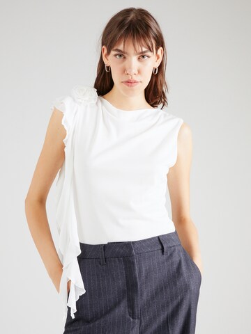 River Island - Top en blanco: frente