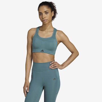 ADIDAS PERFORMANCE Bralette Sports bra 'TLRDIM' in Green: front