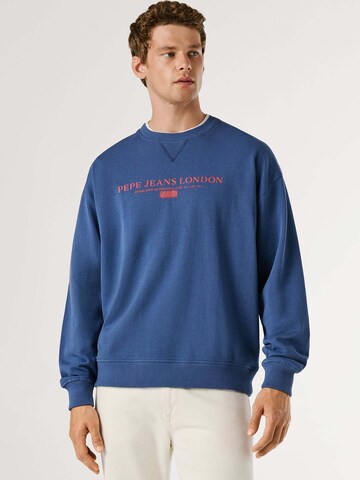 Pepe Jeans Sweatshirt 'SUMMER SEASONAL' in Blauw: voorkant