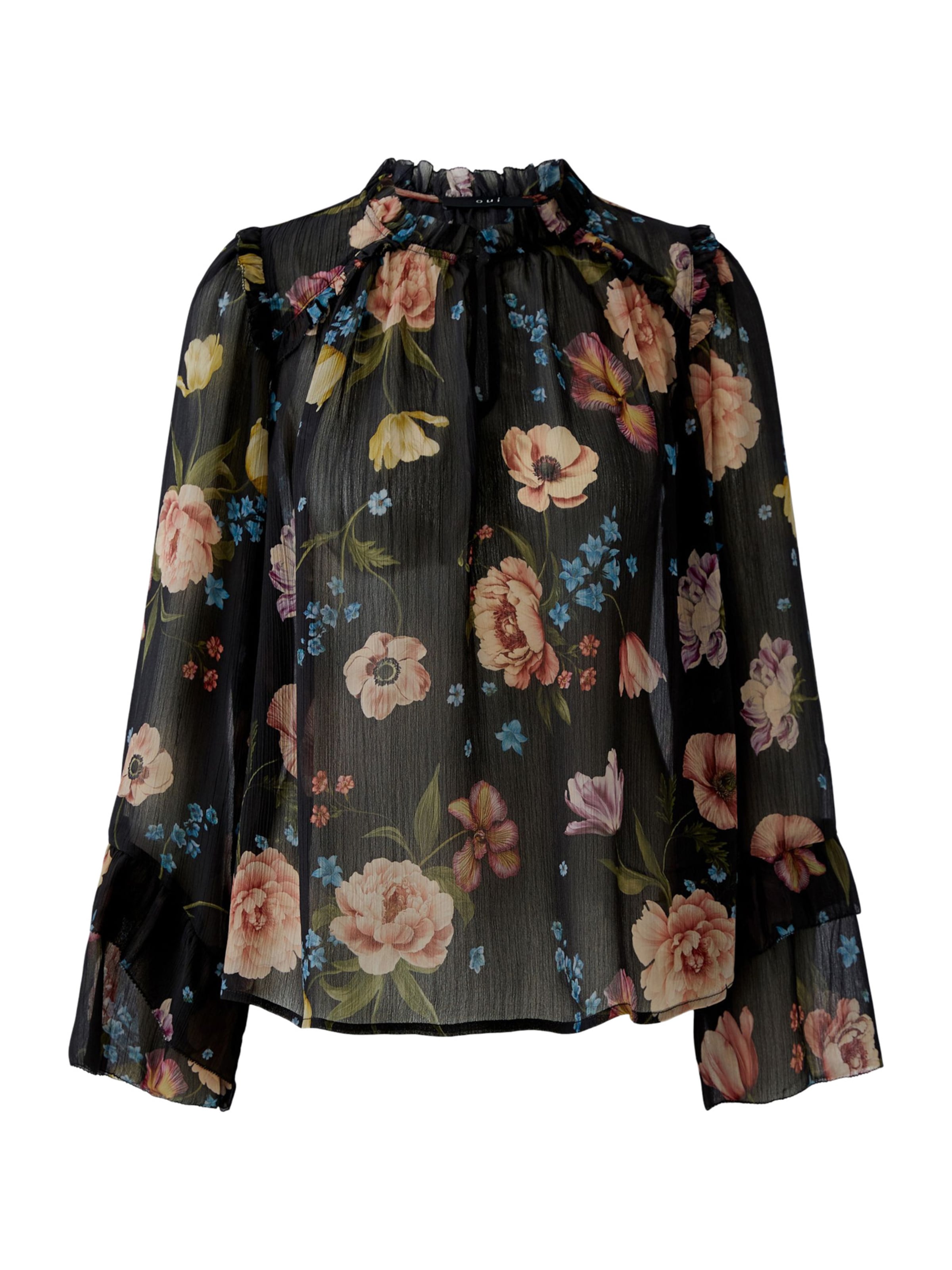 OUI Blouse in Black: front