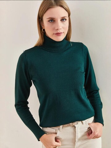 Bianco Lucci - Pullover em verde: frente