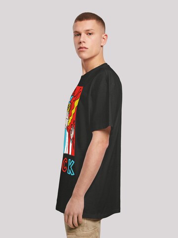 F4NT4STIC T-Shirt 'Rick und Morty Cool Rick' in Schwarz
