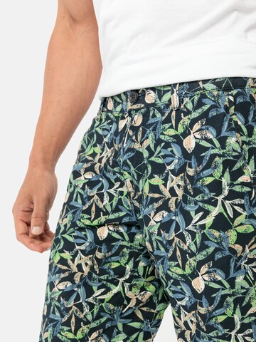 CAMEL ACTIVE Regular Regular Fit Chino Short mit Allover-Print in Mischfarben
