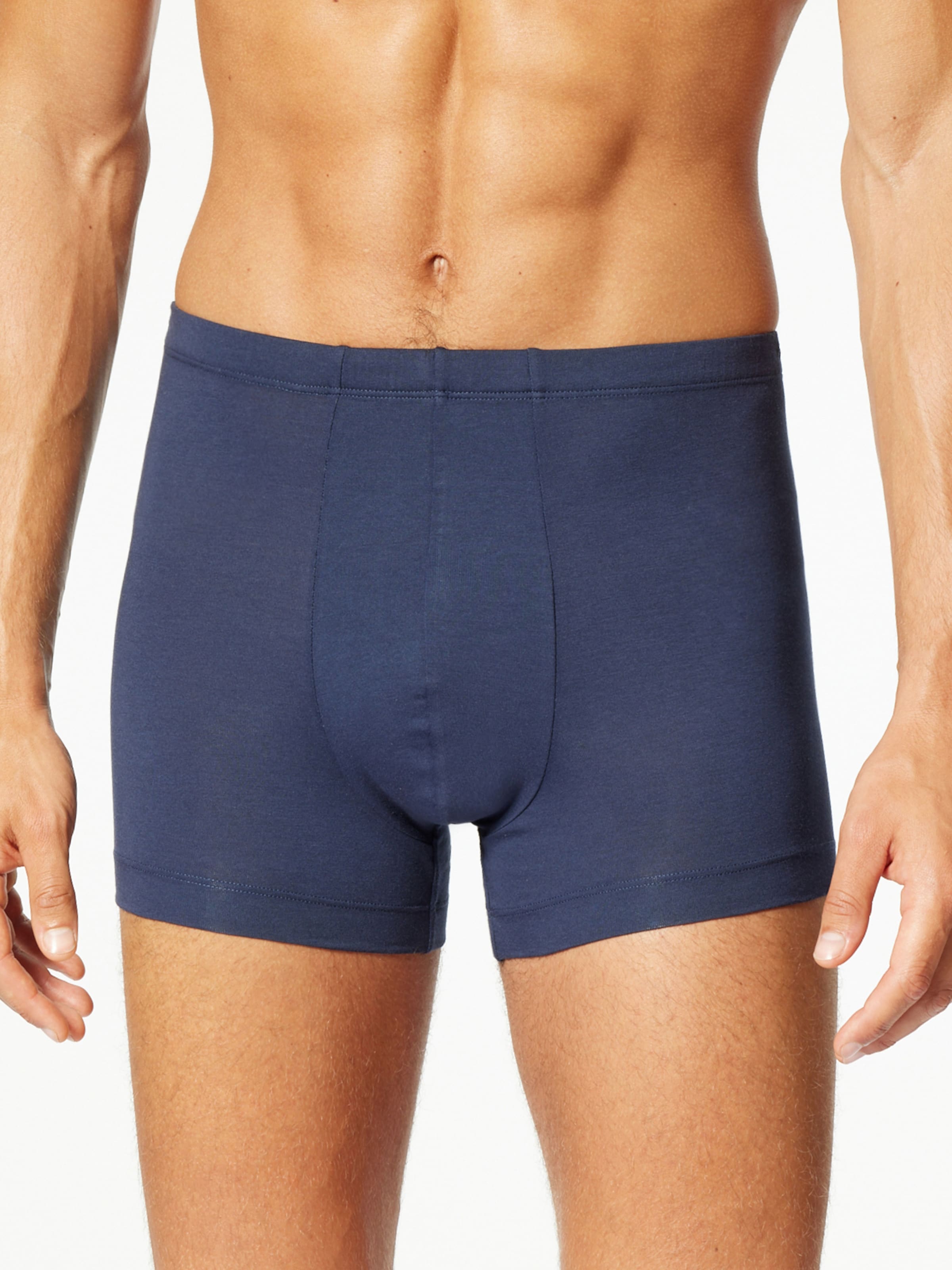 uncover by SCHIESSER Boxershorts ' Uncover Cotton ' in Blauw: voorkant