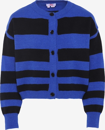 MYMO Knit cardigan in Blue: front