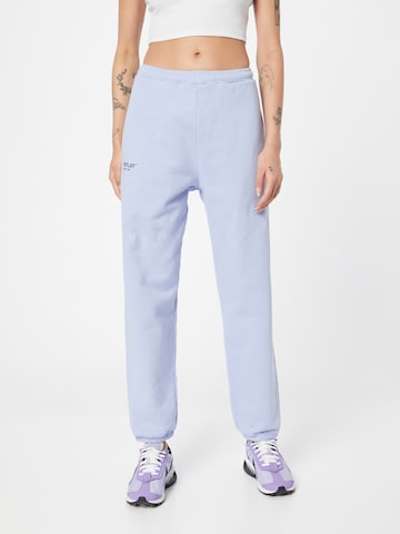 REPLAY Tapered Pants in Purple: front