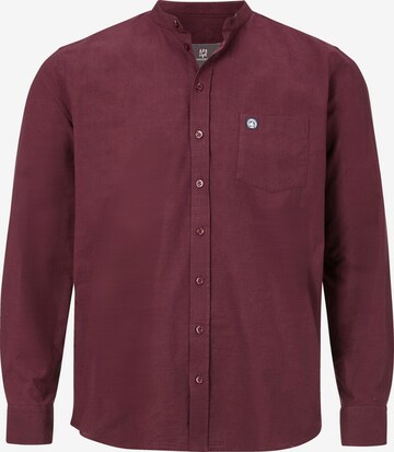 Jan Vanderstorm Regular fit Button Up Shirt 'Kallu' in Red: front