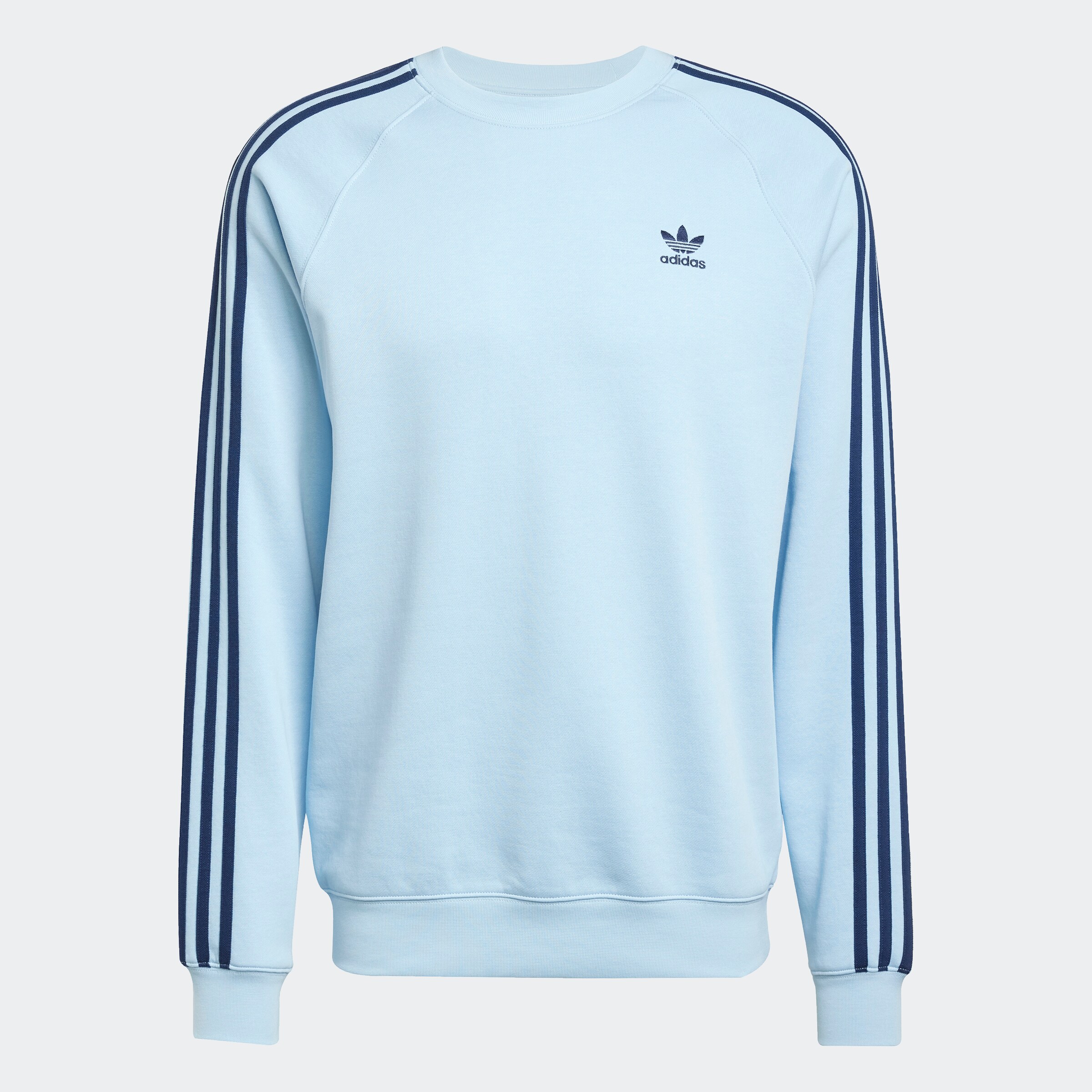 adidas 3 stripes crew neck