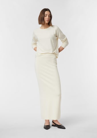 COMMA Skirt in Beige: front