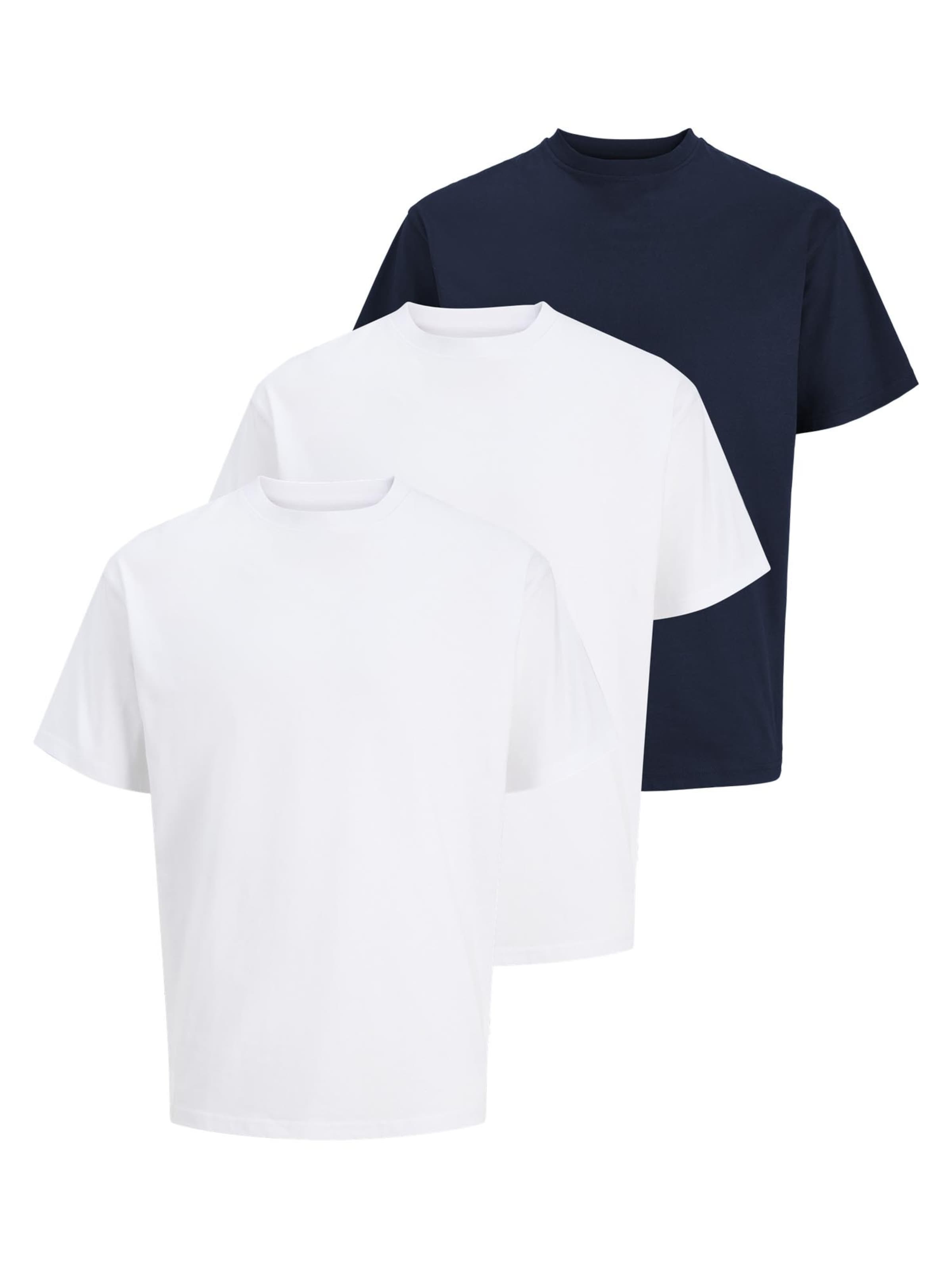JACK & JONES Shirt 'Organic Relaxed' in Blauw: voorkant