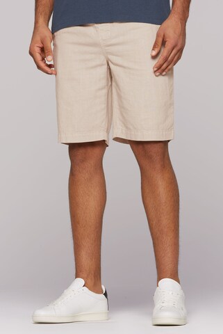 CMPD Regular Pants in Brown: front