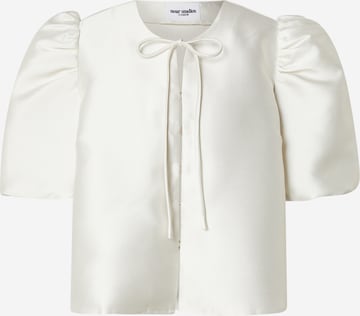 Camicia da donna di noar studios in bianco: frontale
