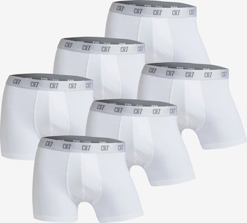 CR7 - Cristiano Ronaldo Boxer shorts ' BASIC ' in White: front