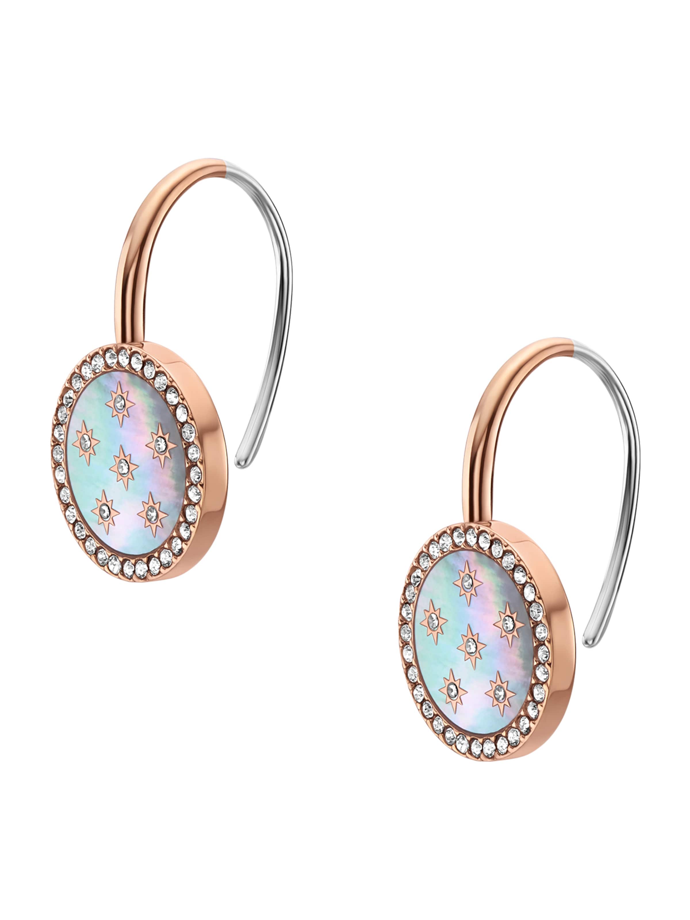 FOSSIL Náušnice 'Merrit' – zlatá: přední strana