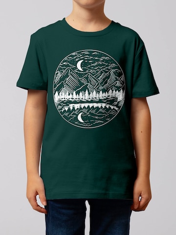 watabout.kids Shirt 'Mountains By Night' in Green