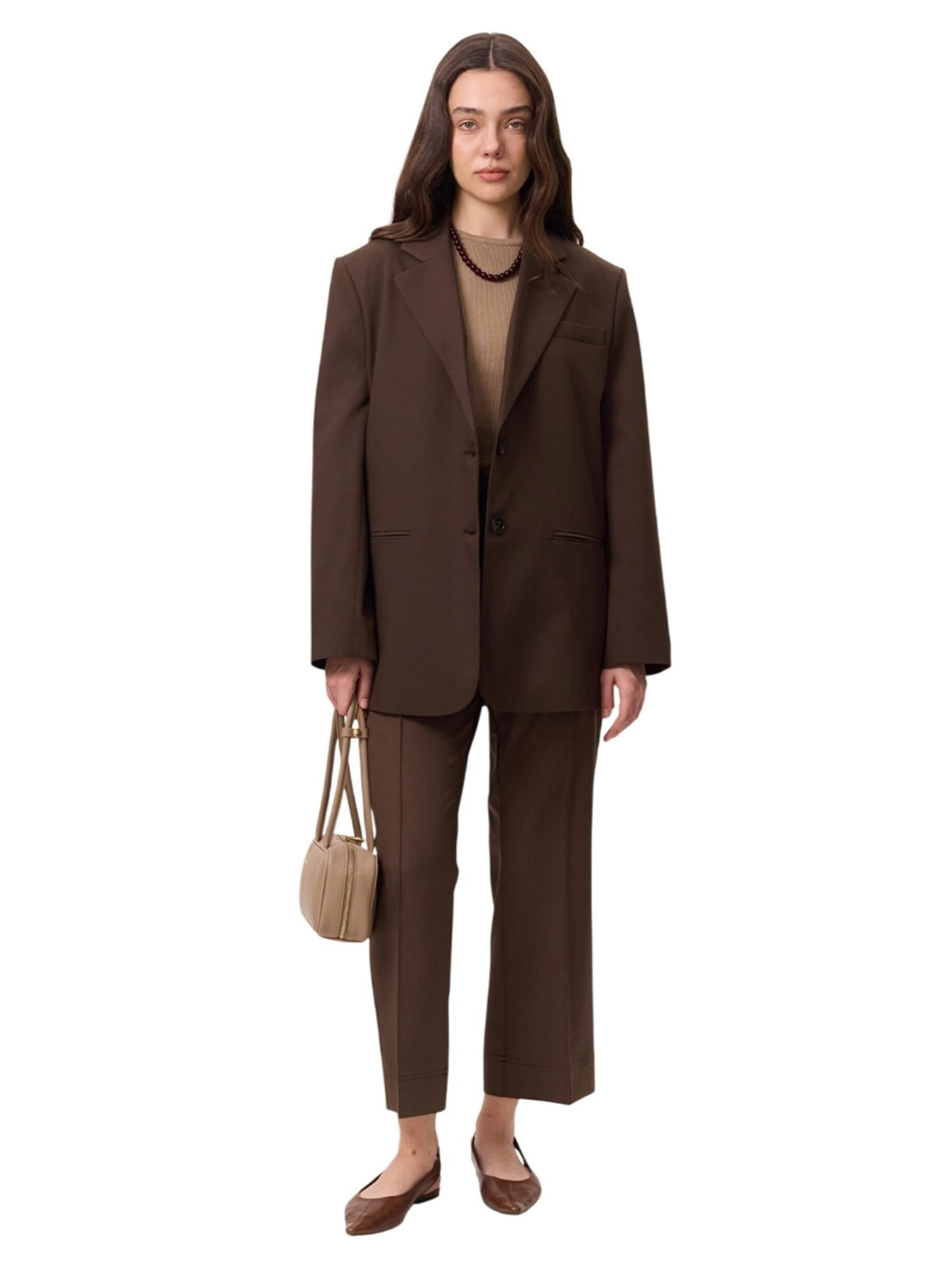 MANUKA Regular Broek in Bruin