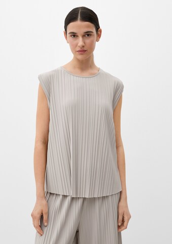 s.Oliver BLACK LABEL Shirt in Beige: front