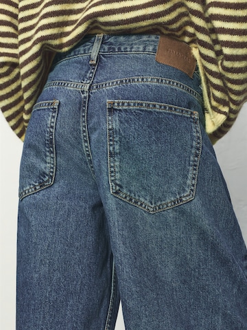 Baggy Jean Pull&Bear en bleu