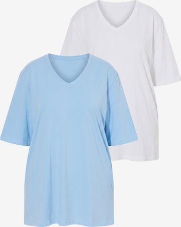 Ulla Popken Shirt in Blau: Vorderseite