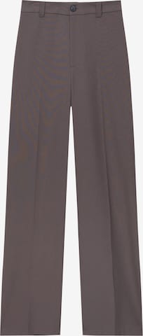Loosefit Pantaloni con piega frontale di Pull&Bear in marrone: frontale
