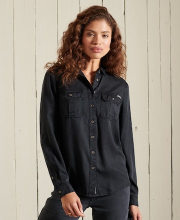 Superdry Blouse in Black: front