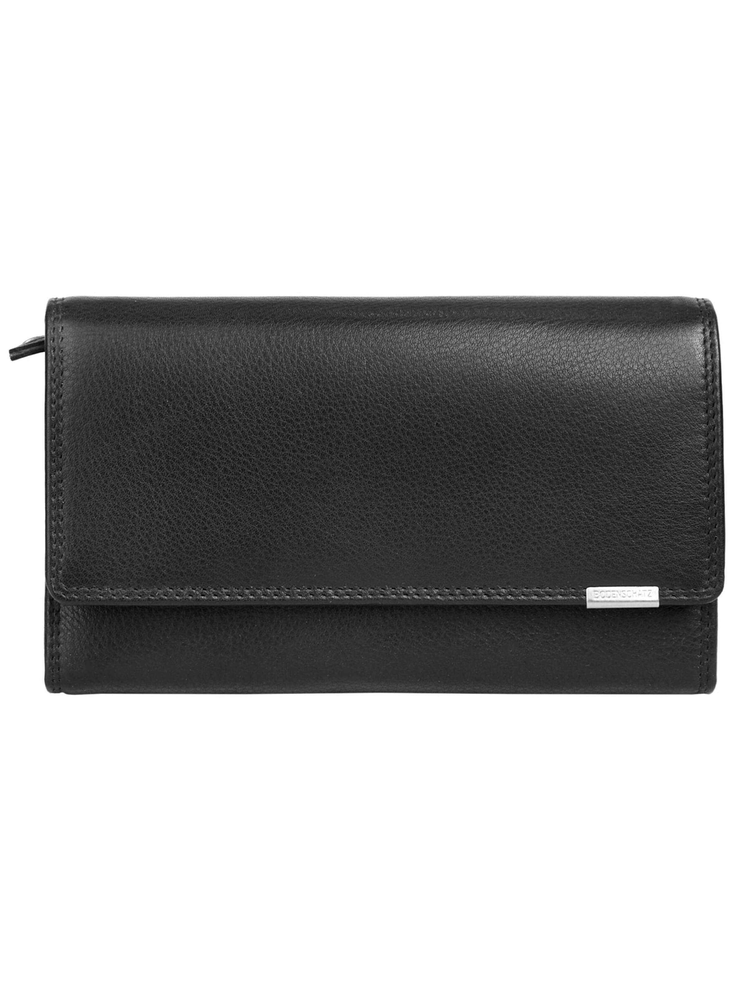 BODENSCHATZ Portemonnaie‌‌‌‌‌‌‌‌‌‌ in Schwarz: Vorderseite