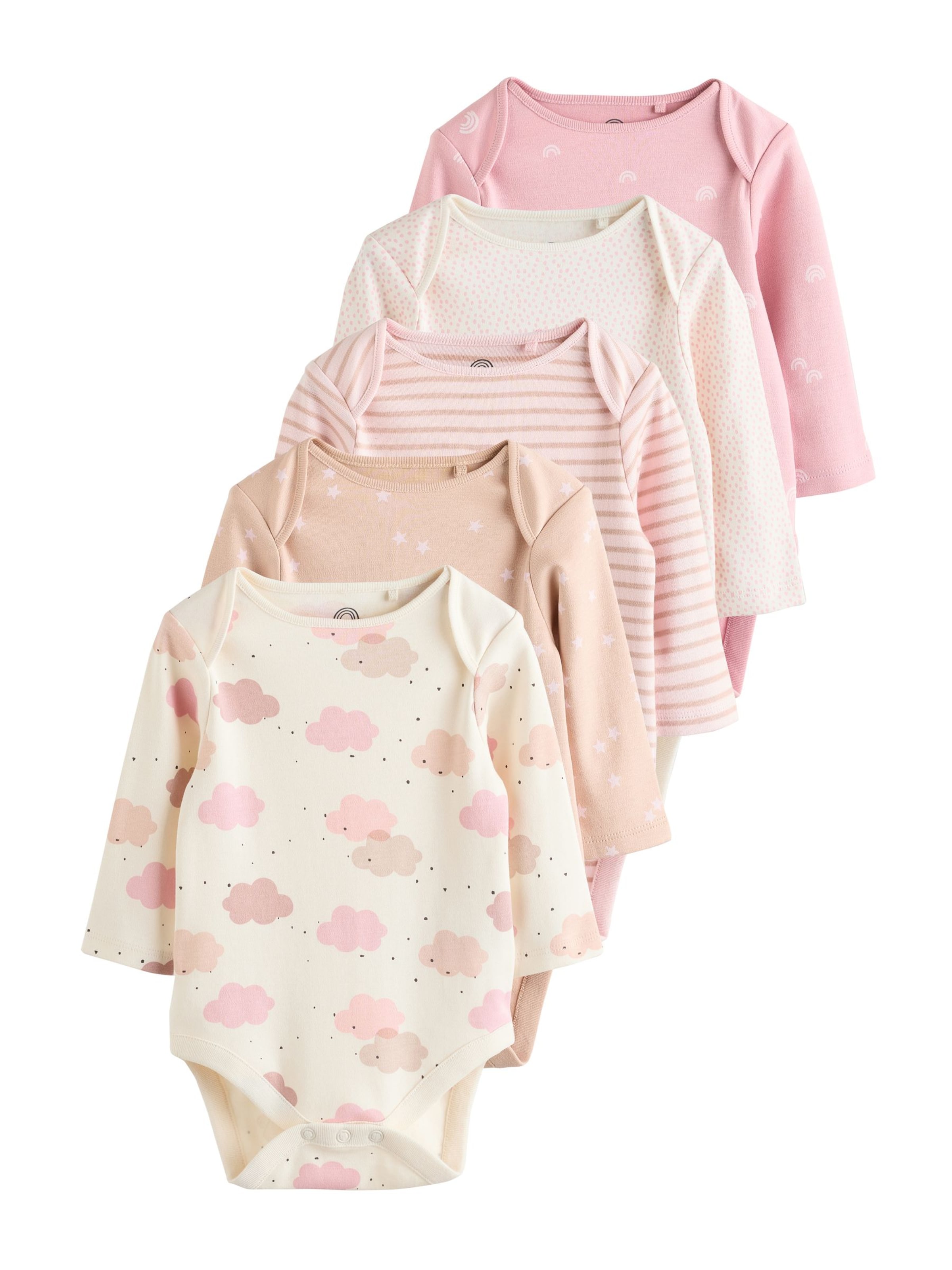 Next Kezeslábas - rózsaszín: elől