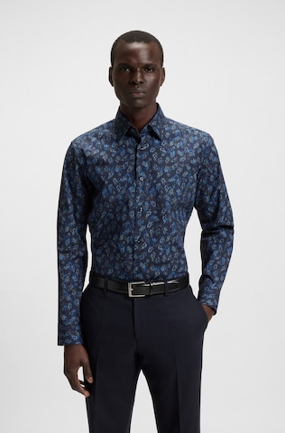 BOSS Regular fit Button Up Shirt 'JOE' in Blue: front