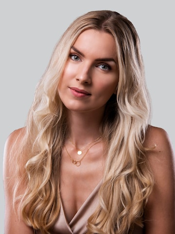 Amberz Ketting 'San' in Goud