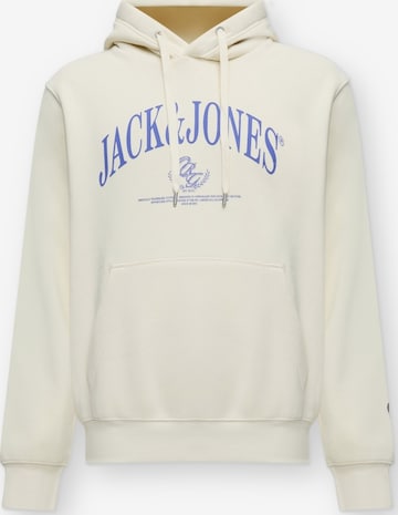 JACK & JONES Свитшот 'JORFREDERIKSBERG' в Белый: спереди