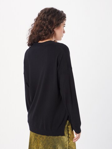 UNITED COLORS OF BENETTON Knit Cardigan in Black