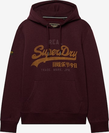 Felpa 'Heritage' di Superdry & Co in lilla: frontale