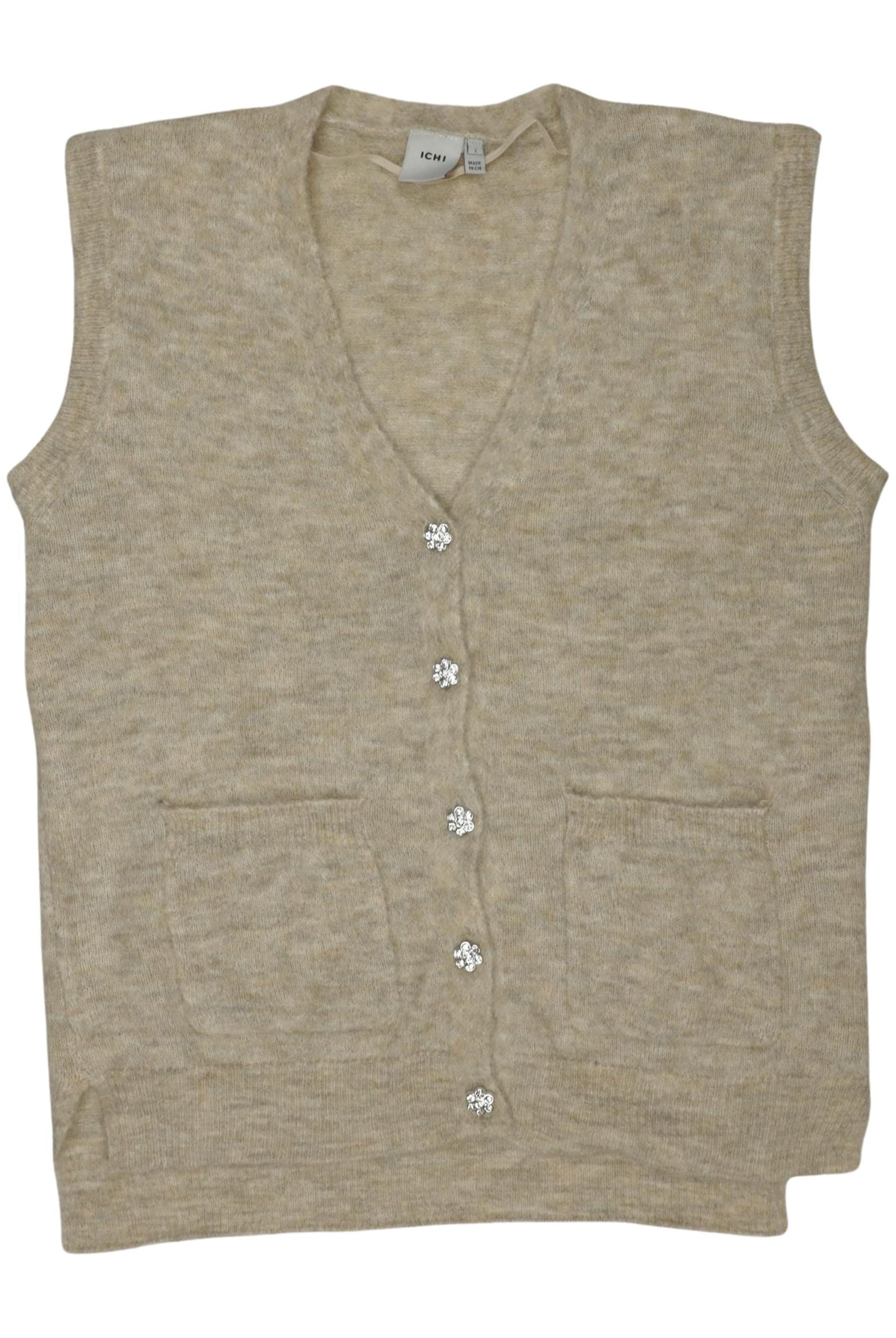 ICHI Vest in S in Beige: front