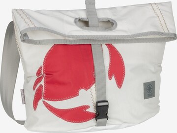 360 Grad Crossbody Bag 'Tender City' in White: front