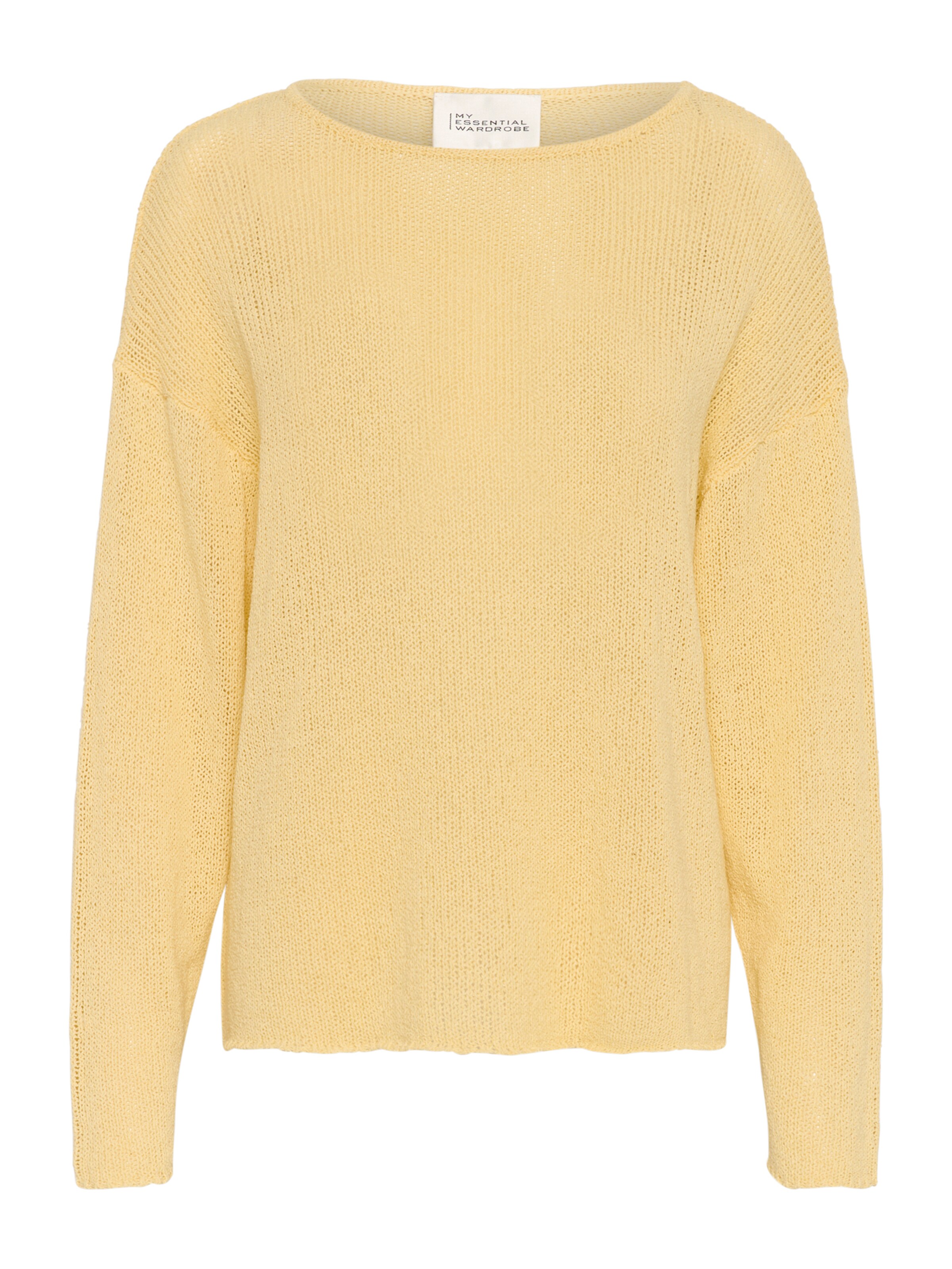 My Essential Wardrobe Sweter 'Diva' w kolorze żółty: przód