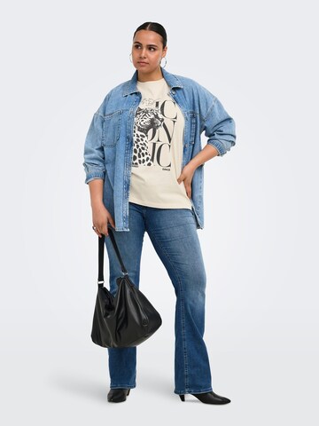 ONLY Carmakoma Shirt 'CARROXY' in Beige: front