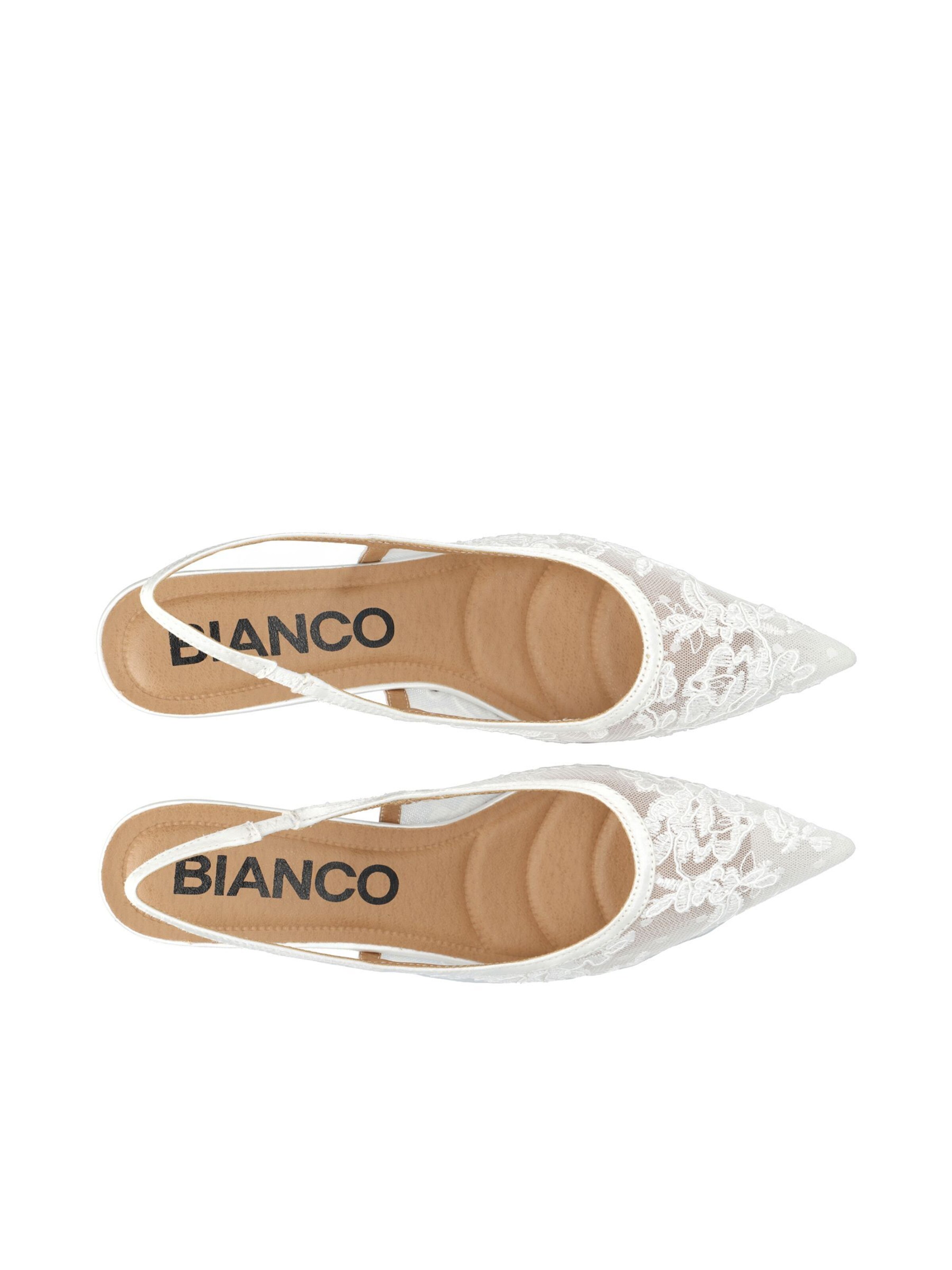 Bianco Slingpumps 'Kristin' in Weiß