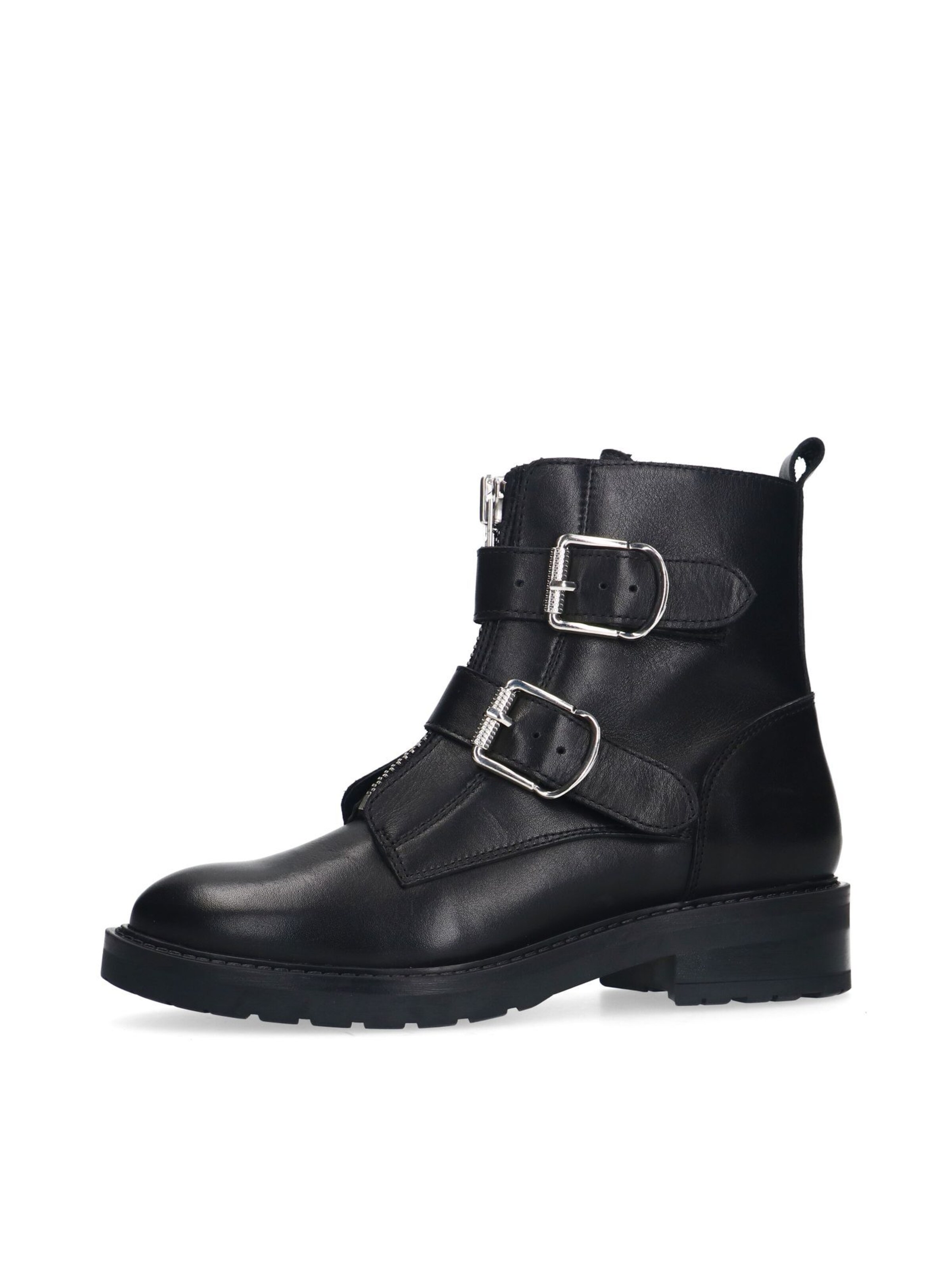 MANFIELD Boots in Schwarz: Vorderseite