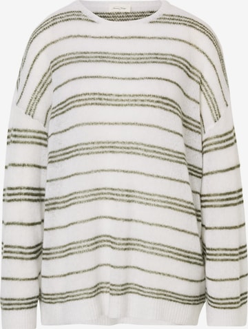 AMERICAN VINTAGE - Jersey talla grande 'Bodyrow' en blanco: frente