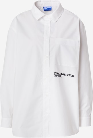 KARL LAGERFELD JEANSBluza - bijela boja: prednji dio