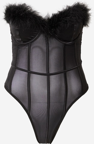 Nasty Gal Body in Schwarz: predná strana